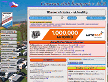 Tablet Screenshot of caravanclub.name